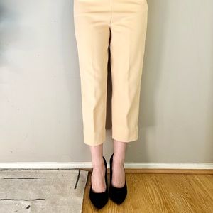 Vintage Cream Elastic Pants